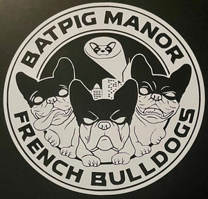BatPig Manor Vinyl Decal
